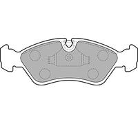 DELPHI Juego de pastillas de freno Delantero preparado para indicador de desgaste sin accesorios LP585 Juego de pastillas de freno Compatible con OPEL Astra F CC T92 Kadett E CC T85 Calibra A C89