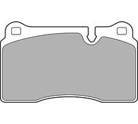DELPHI Juego de pastillas de freno Delantero sin accesorios LP2009 Juego de pastillas de freno Compatible con LAND ROVER Range Rover Sport L320, ASTON MARTIN DB9 Descapotable