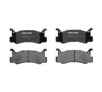 DELPHI Juego de pastillas de freno Trasero sin accesorios LP521 Juego de pastillas de freno Compatible con MAZDA MX-3 EC FAMILIA IV BG 323 C IV BG 323 III Hatchback BF 323 III BF