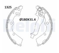 DELPHI Juego De Zapatas De Freno Akebono Para KIA Picanto SA 1.1 1.0 BA