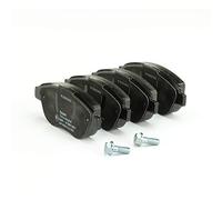 Delphi Juego de pastillas de freno LP1653 delanteras – Juego de 4