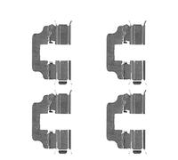 Delphi LX0493 - Kit de accesorios, pastillas de frenos