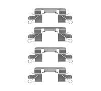 DELPHI LX0528 Kit de accesorios pastillas de frenos Delantero