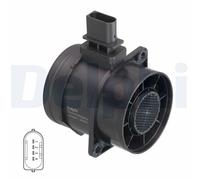 DELPHI Medidor De Masa De Aire LMM Para Mercedes-Benz Viano CDI 3.0 Vito Bus 122