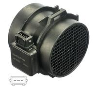DELPHI Medidor de masa de aire Número de enchufes de contacto: 3 12V con carcasa (cárter) Sensor De Flujo De Aire AF10253-12B1 Compatible con LAND ROVER Freelander SUV L314 Defender SUV L316