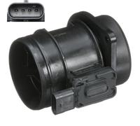 DELPHI Medidor de masa de aire Número de enchufes de contacto: 4 12V con carcasa (cárter) Sensor De Flujo De Aire AF10656-12B1 Compatible con VW Polo V Hatchback 6R1, 6C1 Passat B8 Variant 3G5, CB5