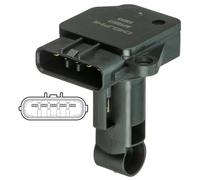 DELPHI Medidor de masa de aire Número de enchufes de contacto: 5 12V sin carcasa (cárter) Sensor De Flujo De Aire AF10377-12B1