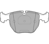 Juego de pastillas de freno DELPHI LP1003, delante