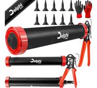 DELPHI Pistola De Cartuchos 600ml Pressa meccanica Para Acrílico, Silicona, Prensa De Jeringa, Pistola Profesional De Silicona, Pistola De Cartuchos Cómoda Para Silicona
