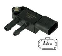 DELPHI Sensor, presión gas de escape para AUDI: TT, A5, A3, Q3, Q5, A4, A1, A6 & VOLKSWAGEN: Golf Cabriolet, Tiguan, Eos, Golf (Ref: DPS00001)