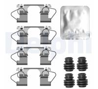 DELPHI Set Accesorios Discos Frenos de Llanta Pastillas para Opel Crossland X 75