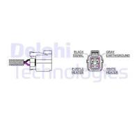 DELPHI Sonda Lambda Ajuste Sonda para Honda Civic VII Hatchback 1.4iS 1.6i