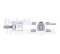 DELPHI Sonda Lambda Ajuste Sonda para Honda Civic VII Portón Trasero 1.4iS 1.6i