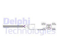 DELPHI Sonda Lambda Apto para Lexus GS Toyota Avensis Picnic Previa Rav Yaris