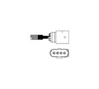DELPHI Sonda lambda ES10978-12B1 térmico delante del catalizador 470 Compatible con VW Bora Sedán 1J2 POLO 6N2 Polo III Hatchback 6N1 Bora Variant 1J6, SKODA OCTAVIA 1U2 Octavia I Combi 1U5