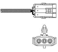 DELPHI Sonda lambda ES10992-12B1 Sonda convencional térmico delante del catalizador 385