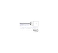 DELPHI Sonda lambda ES20343-12B1 térmico 880 Compatible con VW Golf IV Hatchback 1J1 Transporter T4 Bus 70B, 70C, 7DB, 7DK, 70J, 70K, 7DC, 7DJ Touareg 7LA, 7L6, 7L7, AUDI A4 B6 Avant 8E5 TT Coupé 8N3