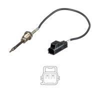 DELPHI TS30151 Sensor temp. gas escape 260mm Compatible con VOLVO V50 545 V70 III 135 XC60 156 S40 II 544 C30 533
