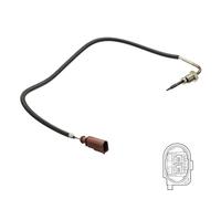 DELPHI TS30173 Sensor temp. gas escape 540mm Compatible con VW Multivan T5 7HM, 7HN, 7HF, 7EF, 7EM, 7EN Transporter T5 Furgoneta 7HA, 7HH, 7EA, 7EH California T5 Bus 7EC, 7EF, 7EG, 7HF