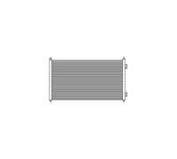 DELPHI TSP0225491 Condensador aire acondicionado sin secador Compatible con FORD Transit Mk6 Furgoneta V347, V348, FA Transit Mk6 Autobús V347, V348, FD, FB, FS, FZ, FC TRANSIT Caja/Chasis FM, FN