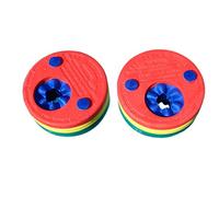 Delphin -Discos de natación, rojo-amarillo-verde, 4291, hasta 60 kg