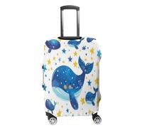 Delphin - Funda elástica para equipaje, lavable, para maleta, para mascotas, con ruedas, decoración elástica, 6, XL(30-32in)