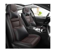 DELPOS Fundas de asiento de coche universales Set para Nissan Qashqai,+2,QX,Serena,Silvia,Skyline,Stagea,Stanza,Sunny,Teana,Terrano,Tiida,Trade,Ur,Vanette Auto Accesorios,Dark Brown