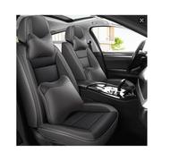 DELPOS Fundas de asiento de coche universales Set para Nissan Qashqai,+2,QX,Serena,Silvia,Skyline,Stagea,Stanza,Sunny,Teana,Terrano,Tiida,Trade,Ur,Vanette Auto Accesorios,Gris