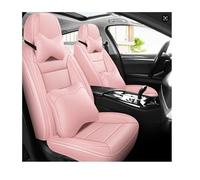 DELPOS Fundas de asiento de coche universales Set para Nissan Qashqai,+2,QX,Serena,Silvia,Skyline,Stagea,Stanza,Sunny,Teana,Terrano,Tiida,Trade,Ur,Vanette Auto Accesorios,Rosa
