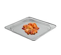 delr Air Fryer Rack | Bandeja extraíble de malla Crisher para horno de acero inoxidable, bandeja de cesta de malla distribuida uniformemente para Ninja SP100/SP101B1/SP101C