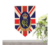 delr Bandera Rey Carlos III | Rey Carlos III Union Jack Banderas - Union Jack Flag Rey Carlos III, Gran Bandera Viva El Rey Souvenir Flag Charles Our New King to Be