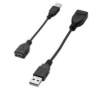 delr cable USB | Extensión USB 2.0 macho a hembra, extensión USB Multi-longitud para cámara web, auriculares VR, impresora, disco duro, etc