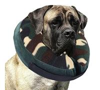 delr Conos para perros de gran tamaño, collar para la recuperación del gato | Collar inflable después de la operación, collar de rosquilla para cuello de perro ajustable suave para perros y de