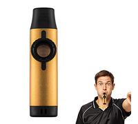 delr Diafragma Kazoo | Kazoos de Metal con Tono Ajustable - Funda de Silicona para la Cabeza, Buen Regalo para niños, un Buen compañero para Ukelele, violín, Guitarra, Teclado de Piano