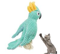 delr Juguete para perros chirriante, juguete de peluche de dibujos animados para mascotas, resistente a mordeduras, juguete para perros con nudo de cuerda, juguete estimulante del cerebro para