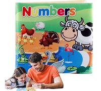delr Libros de Tela para Niños - Toca y escucha los Libros Blandos de Tela arrugados | Juguetes para la Primera Educación Reserva 3D Toca y escucha Libros Plegados con Sonidos Crujientes Regalos