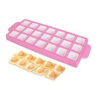 delr Molde de bandeja para raviolis, molde para fondant seguro, kit para hacer pasta o cuadrada de 10 piezas, herramientas para hacer pasta, molde para raviolis para cocina