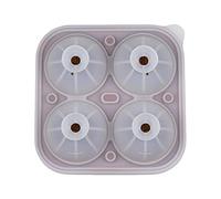 delr Molde para cubitos de hielo | Ice Ball Maker es bandejas para el hielo para congelador | Moldes para hielo artesanales para el día del juego, ideales para whisky, cócteles, café, refrescos
