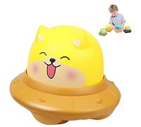 delr Premios y Go Juguetes | Juguetes educativos para la Primera Infancia - Empuje hacia abajo para Conducir El Juguete, Dibujos Animados Flying Saucer Design, Regalos de Navidad
