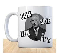delr Taza con bandera del rey Carlos III del Reino Unido,Taza del rey Carlos III del Reino Unido 2022 - Recuerdo del jubileo de la decoración del partido de la taza de café del sarcasmo divertido