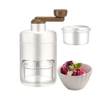 delr Trituradora de hielo a manivela - Máquina para granitos, máquina para cubitos de hielo, batidos picados, máquina para picar hielo | Herramienta de cocina manual para picadora de hielo para uso