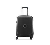 DELSEY Paris - Belmont Plus - Maleta de Cabina Rígida Fabricada con Material Reciclado y Reciclable 55x40x20 cm - 33 L - S - Negro