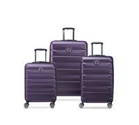 DELSEY PARIS Air Armour 4DR Expandable Trolley Set Dark Purple