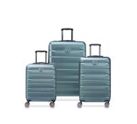 Delsey Paris Air Armour Juego de maletas (cabina, mediana y grande). Verde Variante única