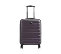 Delsey Paris Air Armour Maleta con 4 ruedas ciruela, fibra sintética, 40 x 55 x 20cm