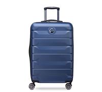 Delsey Paris Air Armour Maleta con 4 ruedas azul oscuro, fibra sintética, 44 x 68 x 30cm