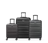 DELSEY Paris - Air Armour - Maletas de Viaje - 77cm x 50cm x 30cm - Negro - Set