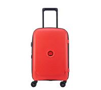 DELSEY Paris - Belmont Plus - Maleta de Cabina Rígida Fabricada con Material Reciclado y Reciclable 55x35x25 cm - 34 L - S - Rojo