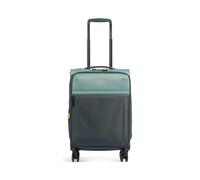 Delsey Paris Brochant 3 Maleta con 4 ruedas verde, fibra sintética, 35 x 55 x 25cm