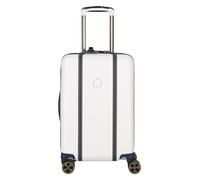 Delsey Paris Cadence 4 ruedas Maleta de cabina 55 cm Con asa expansible blanco